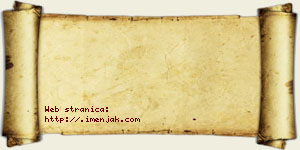 Jakov Azdejković vizit kartica